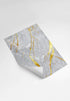 Grey Marble Real Gold Set Of 2 Posters 50x70cm